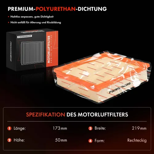 Luftfilter Frankberg 5481FB0038500 Bild Luftfilter Frankberg 5481FB0038500