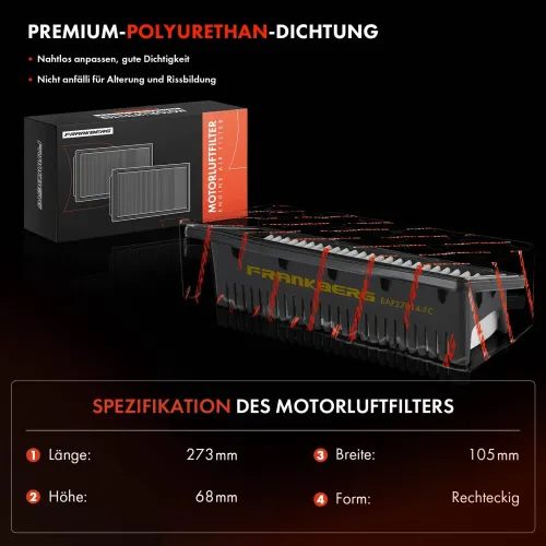 Luftfiltersatz Frankberg 5481FB0038560 Bild Luftfiltersatz Frankberg 5481FB0038560