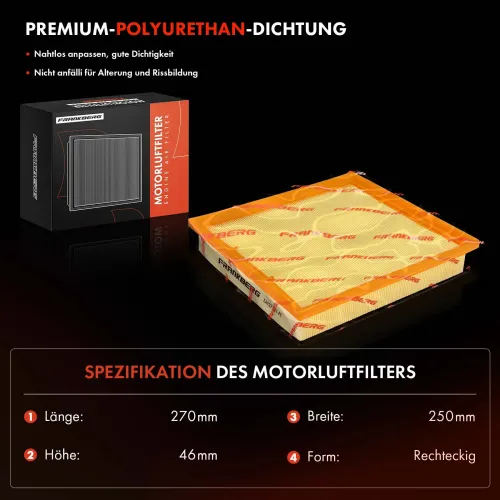 Luftfilter Frankberg 5481FB0038566 Bild Luftfilter Frankberg 5481FB0038566