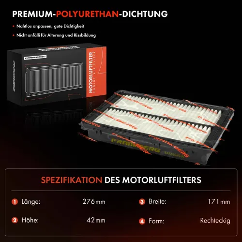 Luftfilter Frankberg 5481FB0038569 Bild Luftfilter Frankberg 5481FB0038569