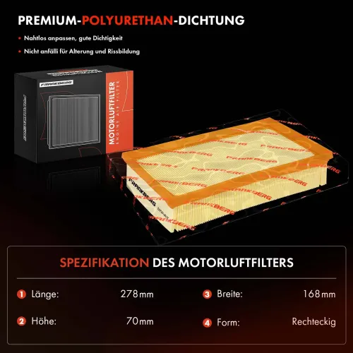 Luftfilter Frankberg 5481FB0038576 Bild Luftfilter Frankberg 5481FB0038576