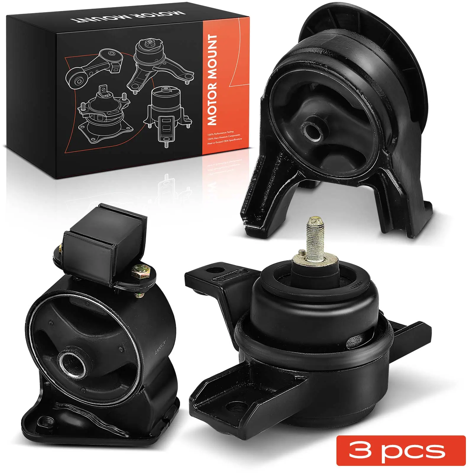 Lagerung, Motor vorne und hinten Frankberg 5481FB0038927