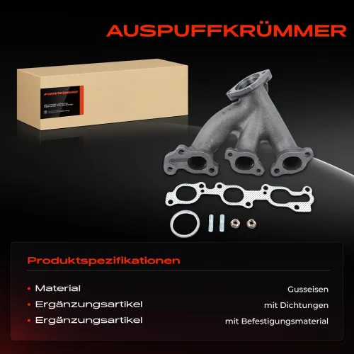 Krümmer, Abgasanlage Frankberg 5481FB0039281 Bild Krümmer, Abgasanlage Frankberg 5481FB0039281