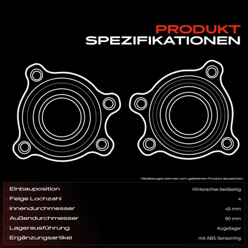 Radnabe Hinterachse beidseitig Frankberg 5481FB0039788 Bild Radnabe Hinterachse beidseitig Frankberg 5481FB0039788