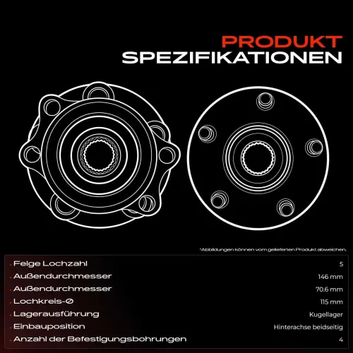 Radnabe Hinterachse beidseitig Frankberg 5481FB0039791 Bild Radnabe Hinterachse beidseitig Frankberg 5481FB0039791