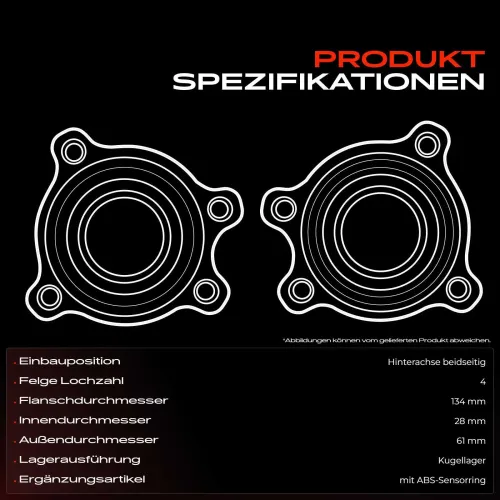 Radnabe Hinterachse beidseitig Frankberg 5481FB0039831 Bild Radnabe Hinterachse beidseitig Frankberg 5481FB0039831