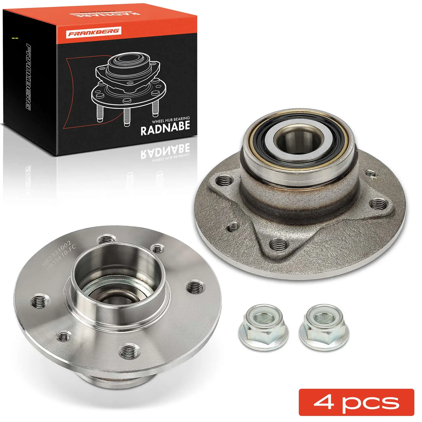 Radnabe Hinterachse beidseitig Frankberg 5481FB0039852