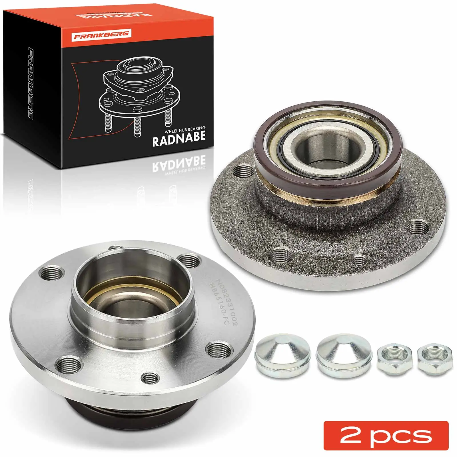 Radnabe Hinterachse beidseitig Frankberg 5481FB0039874