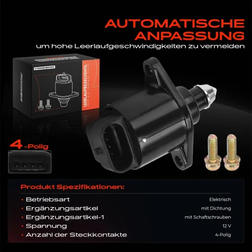 Leerlaufregelventil, Luftversorgung 12 V Frankberg 5481FB0040261 Bild Leerlaufregelventil, Luftversorgung 12 V Frankberg 5481FB0040261