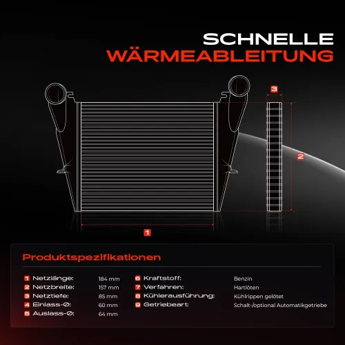 Niedertemperaturkühler, Ladeluftkühler Frankberg 5481FB0040349 Bild Niedertemperaturkühler, Ladeluftkühler Frankberg 5481FB0040349