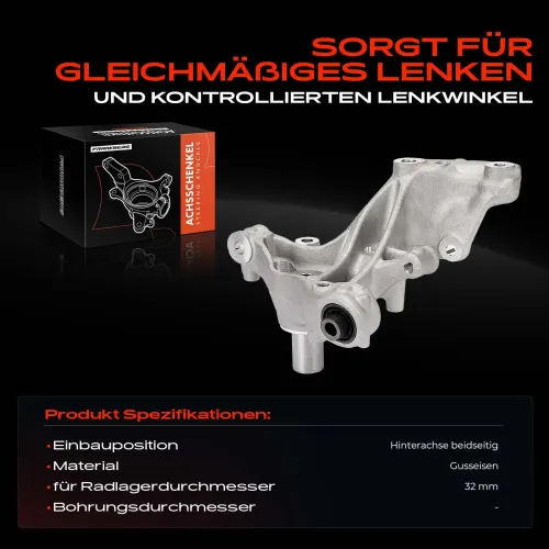 Achsschenkel, Radaufhängung Hinterachse beidseitig Frankberg 5481FB0040372 Bild Achsschenkel, Radaufhängung Hinterachse beidseitig Frankberg 5481FB0040372