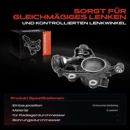 Achsschenkel, Radaufhängung Hinterachse beidseitig Frankberg 5481FB0040392 Bild Achsschenkel, Radaufhängung Hinterachse beidseitig Frankberg 5481FB0040392