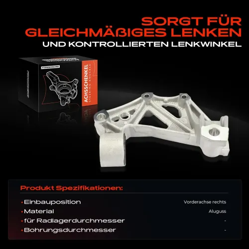 Achsschenkel, Radaufhängung Vorderachse rechts Frankberg 5481FB0040396 Bild Achsschenkel, Radaufhängung Vorderachse rechts Frankberg 5481FB0040396