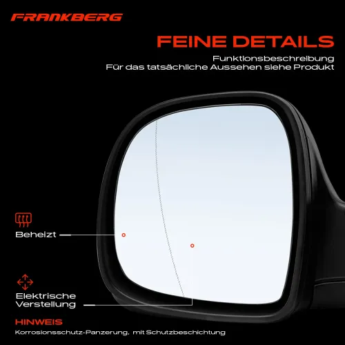 Außenspiegel Außenspiegel links Frankberg 5481FB0040460 Bild Außenspiegel Außenspiegel links Frankberg 5481FB0040460