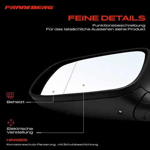 Außenspiegel Außenspiegel links Frankberg 5481FB0040470 Bild Außenspiegel Außenspiegel links Frankberg 5481FB0040470
