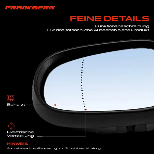 Außenspiegel Außenspiegel links Frankberg 5481FB0040478 Bild Außenspiegel Außenspiegel links Frankberg 5481FB0040478