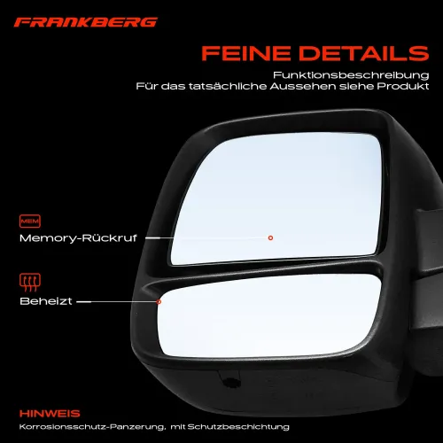 Außenspiegel Außenspiegel rechts Frankberg 5481FB0040506 Bild Außenspiegel Außenspiegel rechts Frankberg 5481FB0040506