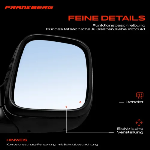 Außenspiegel Außenspiegel rechts Frankberg 5481FB0040530 Bild Außenspiegel Außenspiegel rechts Frankberg 5481FB0040530