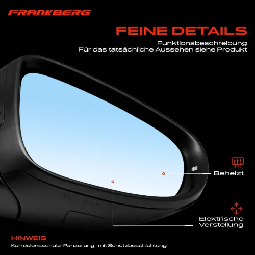 Außenspiegel Außenspiegel rechts Frankberg 5481FB0040584 Bild Außenspiegel Außenspiegel rechts Frankberg 5481FB0040584