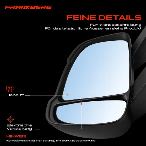Außenspiegel Außenspiegel links Frankberg 5481FB0040630 Bild Außenspiegel Außenspiegel links Frankberg 5481FB0040630