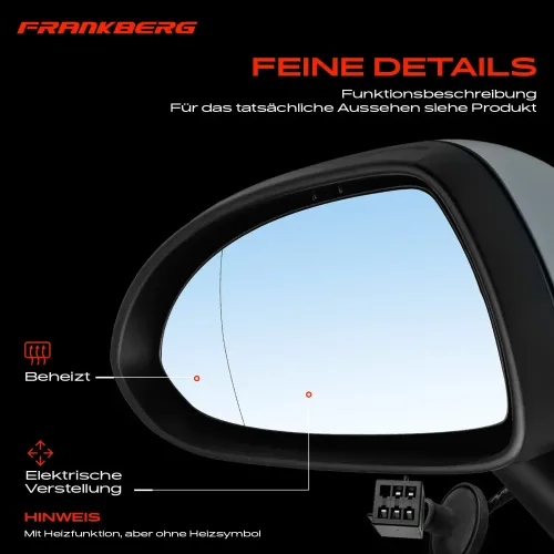Außenspiegel Außenspiegel links Frankberg 5481FB0040663 Bild Außenspiegel Außenspiegel links Frankberg 5481FB0040663