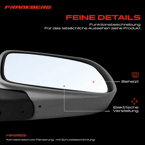 Außenspiegel Außenspiegel rechts Frankberg 5481FB0040665 Bild Außenspiegel Außenspiegel rechts Frankberg 5481FB0040665