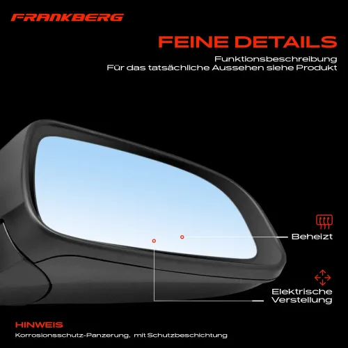 Außenspiegel Außenspiegel rechts Frankberg 5481FB0040686 Bild Außenspiegel Außenspiegel rechts Frankberg 5481FB0040686