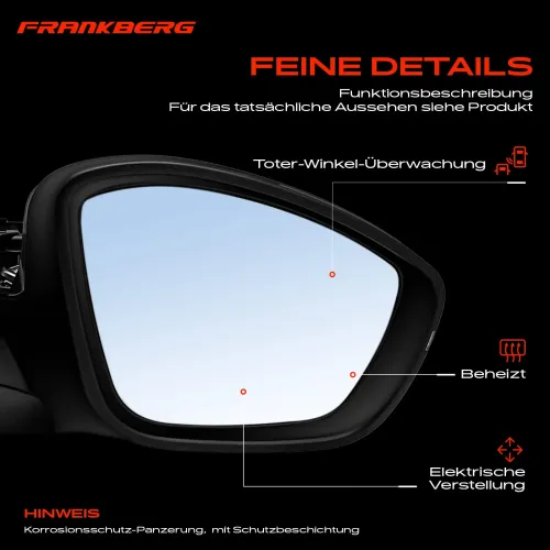Außenspiegel Außenspiegel rechts Frankberg 5481FB0040693 Bild Außenspiegel Außenspiegel rechts Frankberg 5481FB0040693