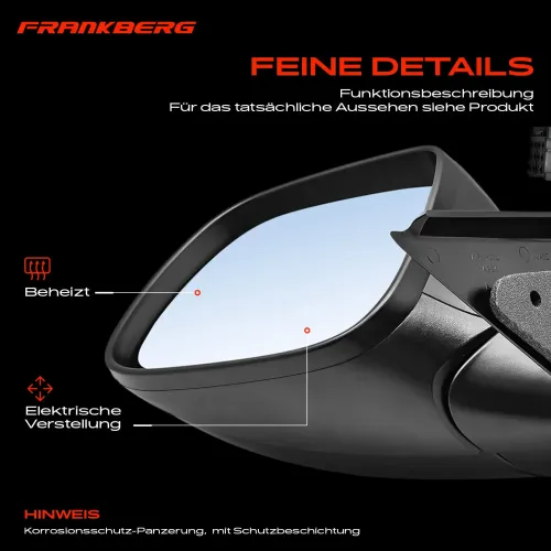 Außenspiegel Außenspiegel links Frankberg 5481FB0040714 Bild Außenspiegel Außenspiegel links Frankberg 5481FB0040714