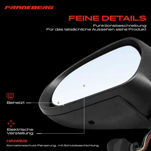 Außenspiegel Außenspiegel links Frankberg 5481FB0040728 Bild Außenspiegel Außenspiegel links Frankberg 5481FB0040728