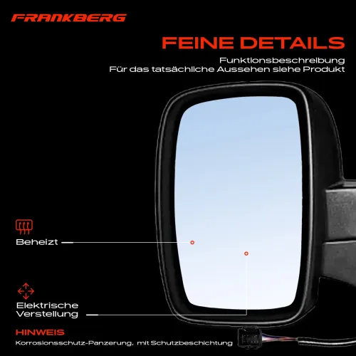 Außenspiegel Außenspiegel links Frankberg 5481FB0040749 Bild Außenspiegel Außenspiegel links Frankberg 5481FB0040749