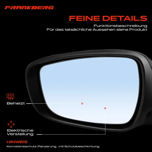 Außenspiegel Außenspiegel links Frankberg 5481FB0040851 Bild Außenspiegel Außenspiegel links Frankberg 5481FB0040851