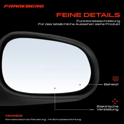 Außenspiegel Außenspiegel rechts Frankberg 5481FB0040855 Bild Außenspiegel Außenspiegel rechts Frankberg 5481FB0040855