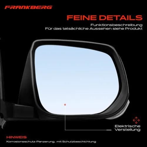 Außenspiegel Außenspiegel rechts Frankberg 5481FB0040897 Bild Außenspiegel Außenspiegel rechts Frankberg 5481FB0040897