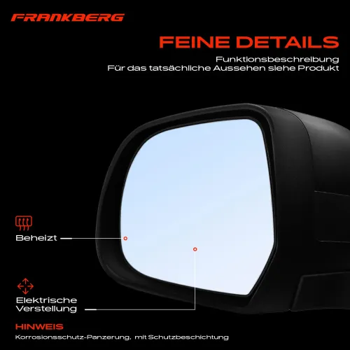 Außenspiegel Außenspiegel links Frankberg 5481FB0040921 Bild Außenspiegel Außenspiegel links Frankberg 5481FB0040921