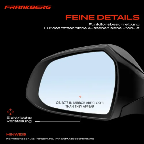 Außenspiegel Außenspiegel links Frankberg 5481FB0040940 Bild Außenspiegel Außenspiegel links Frankberg 5481FB0040940