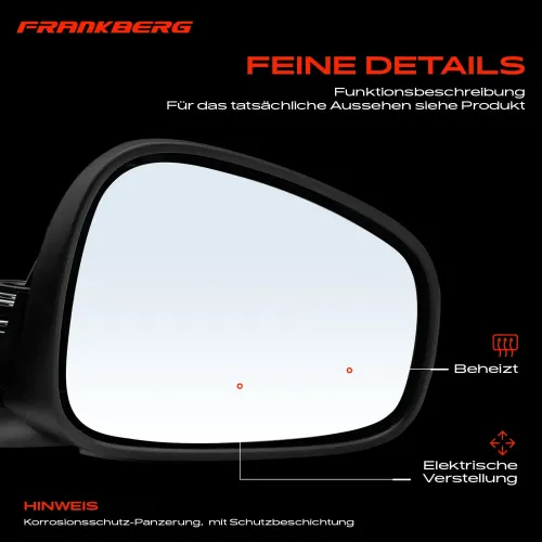 Außenspiegel Außenspiegel rechts Frankberg 5481FB0040958 Bild Außenspiegel Außenspiegel rechts Frankberg 5481FB0040958