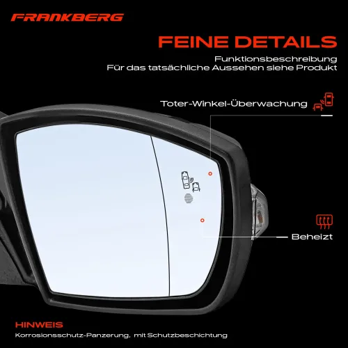 Außenspiegel Außenspiegel rechts Frankberg 5481FB0040971 Bild Außenspiegel Außenspiegel rechts Frankberg 5481FB0040971