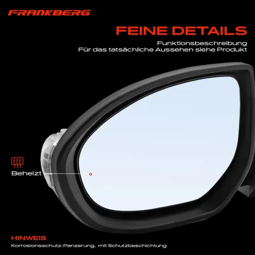 Außenspiegel Außenspiegel links Frankberg 5481FB0040988 Bild Außenspiegel Außenspiegel links Frankberg 5481FB0040988