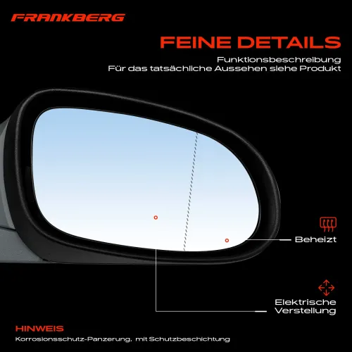 Außenspiegel Außenspiegel rechts Frankberg 5481FB0041007 Bild Außenspiegel Außenspiegel rechts Frankberg 5481FB0041007