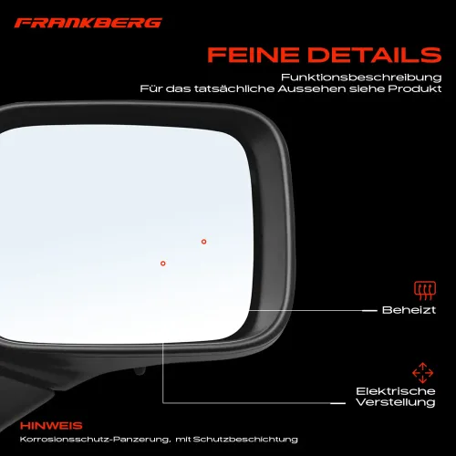 Außenspiegel Außenspiegel rechts Frankberg 5481FB0041022 Bild Außenspiegel Außenspiegel rechts Frankberg 5481FB0041022