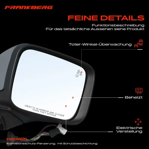 Außenspiegel Außenspiegel rechts Frankberg 5481FB0041023 Bild Außenspiegel Außenspiegel rechts Frankberg 5481FB0041023