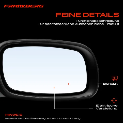 Außenspiegel Außenspiegel rechts Frankberg 5481FB0041033 Bild Außenspiegel Außenspiegel rechts Frankberg 5481FB0041033