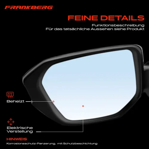 Außenspiegel Außenspiegel links Frankberg 5481FB0041066 Bild Außenspiegel Außenspiegel links Frankberg 5481FB0041066