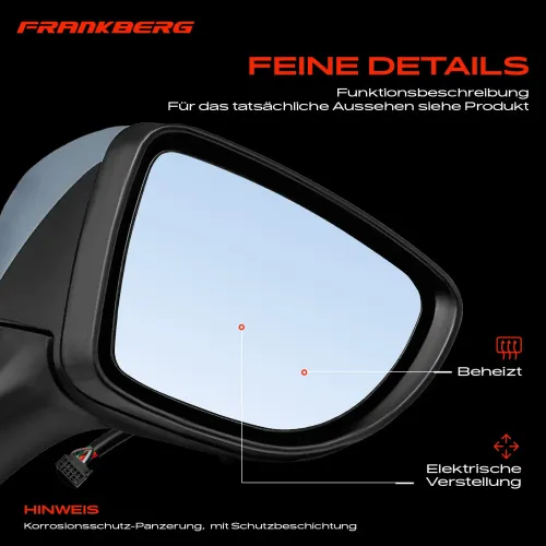 Außenspiegel Außenspiegel rechts Frankberg 5481FB0041099 Bild Außenspiegel Außenspiegel rechts Frankberg 5481FB0041099