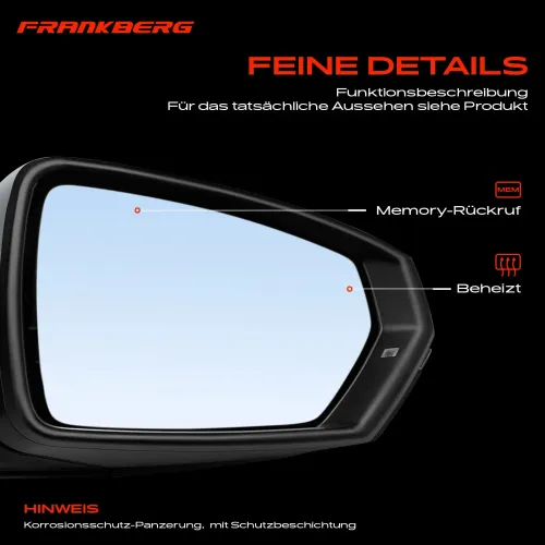 Außenspiegel Außenspiegel rechts Frankberg 5481FB0041105 Bild Außenspiegel Außenspiegel rechts Frankberg 5481FB0041105