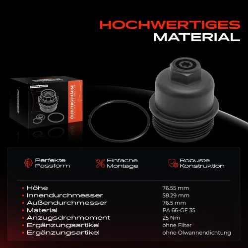 Deckel, Ölfiltergehäuse Frankberg 5481FB0041163 Bild Deckel, Ölfiltergehäuse Frankberg 5481FB0041163