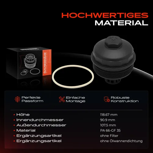 Deckel, Ölfiltergehäuse Frankberg 5481FB0041165 Bild Deckel, Ölfiltergehäuse Frankberg 5481FB0041165