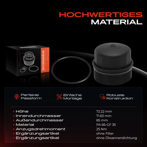 Deckel, Ölfiltergehäuse Frankberg 5481FB0041168 Bild Deckel, Ölfiltergehäuse Frankberg 5481FB0041168