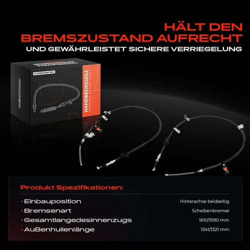 Seilzug, Feststellbremse Hinterachse beidseitig Frankberg 5481FB0041427 Bild Seilzug, Feststellbremse Hinterachse beidseitig Frankberg 5481FB0041427